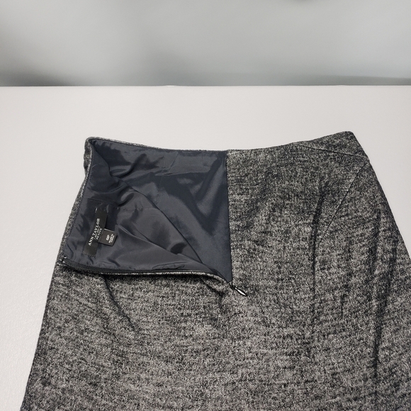 Ann Taylor 68% wool gray and black skirt women's size 0 petite - Picture 4 of 9